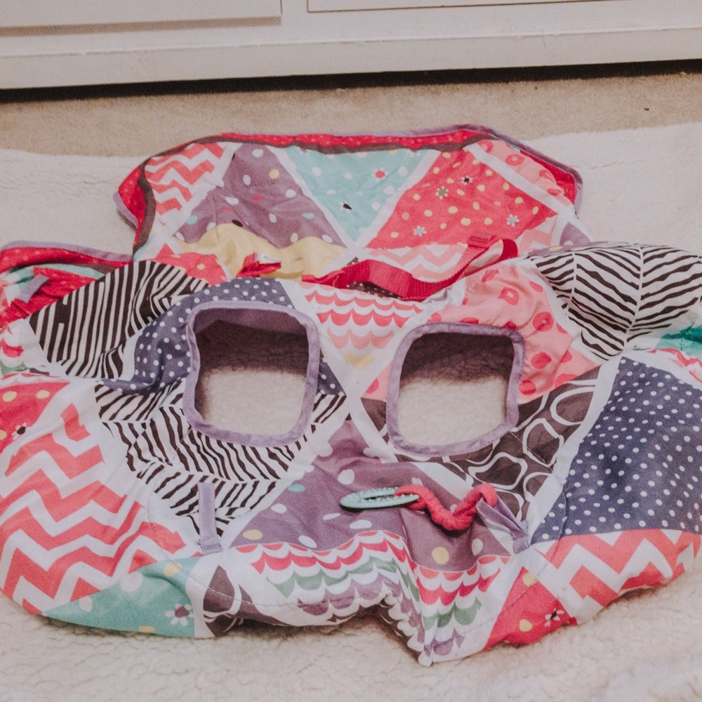 Girl shopping cart cover